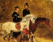 Sketch of Queen Victoria - 约翰·弗雷德里克·赫尔林